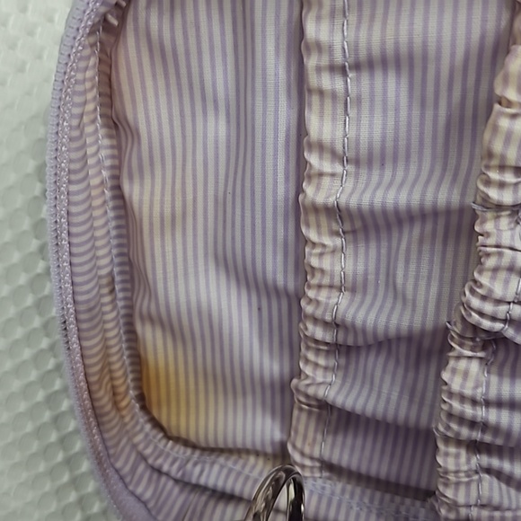 Trish Mc Evoy Makeup planner Zip Around Faux Snakeskin in lavender - Picture 7 of 8